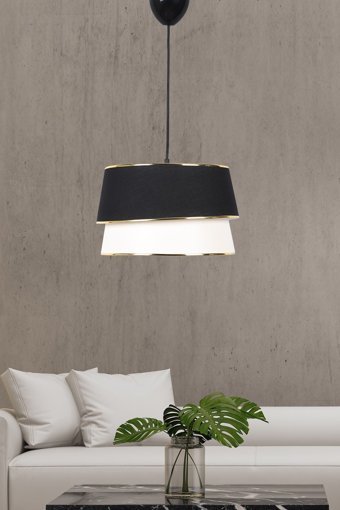 Handmade Tekli Kahverengi Sarkıt Modern Cam Salon-Oturma Odası Avize