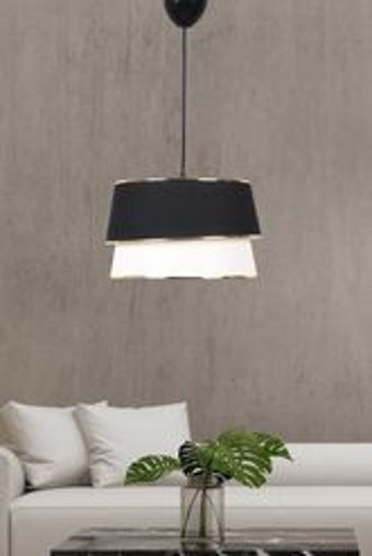 Handmade Tekli Kahverengi Sarkıt Modern Cam Salon-Oturma Odası Avize