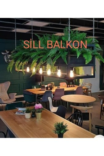 Riolight Tekli Metalik Sabit Klasik Cam Salon-Oturma Odası Avize