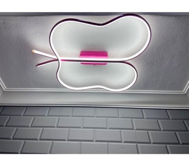 Modelight Akses Tekli Beyaz Sarkıt Modern Plastik Salon-Oturma Odası Avize