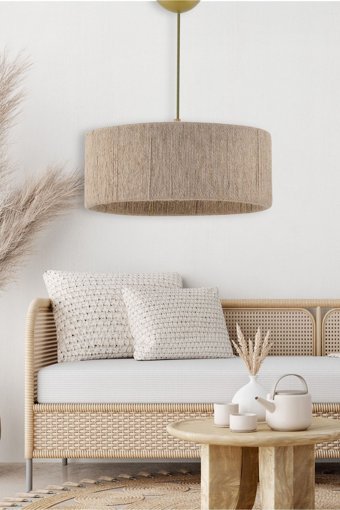Esslight Helen 2'li Siyah Metal Modern Metal Salon-Oturma Odası Avize