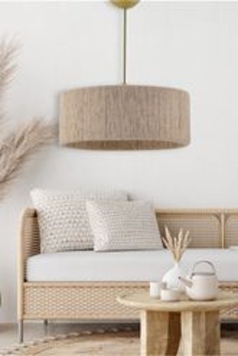 Esslight Helen 2'li Siyah Metal Modern Metal Salon-Oturma Odası Avize