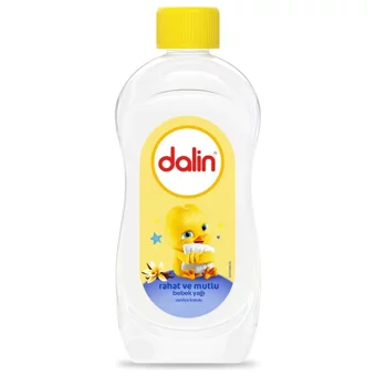 Dalin Rahat ve Mutlu Vanilyalı Hipoalerjenik Bebek Masaj Yağı 300 ml