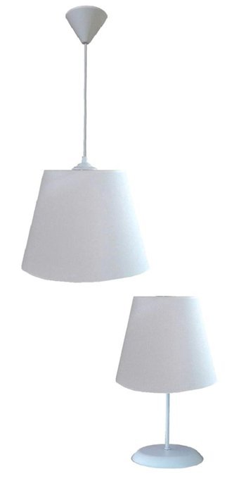 Mylights Tekli Beyaz Sarkıt Modern Metal Salon-Oturma Odası Avize