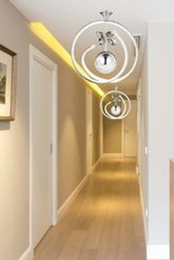 Lina 33 Tekli Çok Renkli Sarkıt Modern Kumaş Bebek-Çocuk Odası Avize