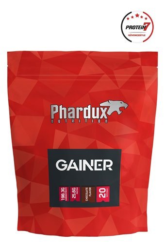 Phardux Nutrition Çikolata Aromalı 20 Servis Kilo Aldırıcı Gainer 5000 gr Toz + Shaker