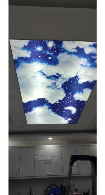 Manogrup Avize Aydınlatma 4'lü Siyah Sarkıt Eskitme Ahşap Salon-Oturma Odası Avize