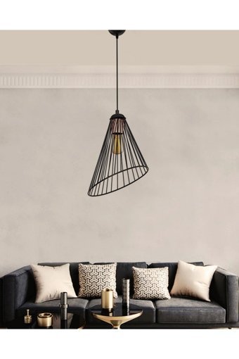 Hegza Lighting 3'lü Pembe Ledli Modern Alüminyum Salon-Oturma Odası Avize