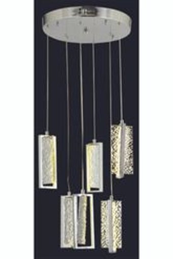 Tt Aydınlatma Tt310-3Tpl-Sysr Tt 4'lü Siyah Ledli Modern Alüminyum Salon-Oturma Odası Avize