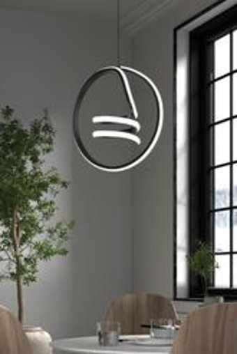 Eglo Rondo Tekli Beyaz Küre Modern Çelik Salon-Oturma Odası Avize