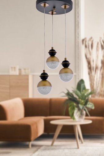 Sanctum Tekli Pembe Sarkıt Modern Alüminyum Bebek-Çocuk Odası Avize