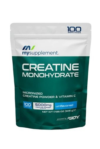 Mysupplement Çilek Aromalı 50 Servis Kilo Aldırıcı Gainer 5000 gr Toz + Kreatin 506 gr + Shaker
