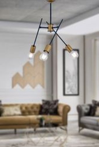 Sanctum Tekli Pembe Sarkıt Modern Alüminyum Salon-Oturma Odası Avize