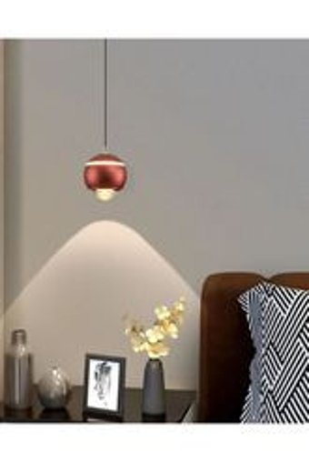 Lit Dizayn Tekli Gri Sarkıt Klasik Kumaş Bebek-Çocuk Odası Avize