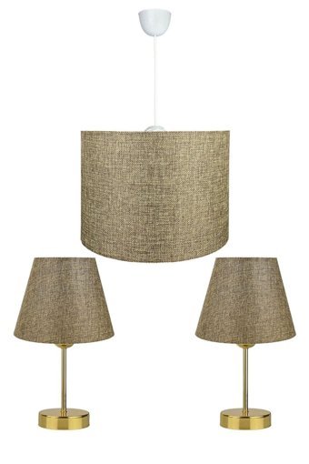 Etsylight Dora 2'li Siyah Sarkıt Modern Metal Salon-Oturma Odası Avize