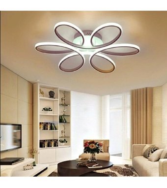 Ravello Arya 4'lü Altın Kumandalı Ledli Modern Alüminyum Salon-Oturma Odası Avize