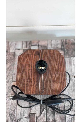 Woodhub Tekli Beyaz Cam Modern Cam Salon-Oturma Odası Avize