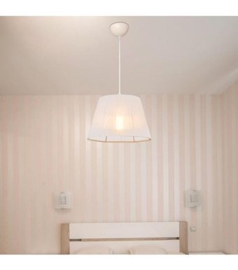 Mhk Collection Tekli Beyaz Sarkıt Modern Alüminyum Salon-Oturma Odası Avize