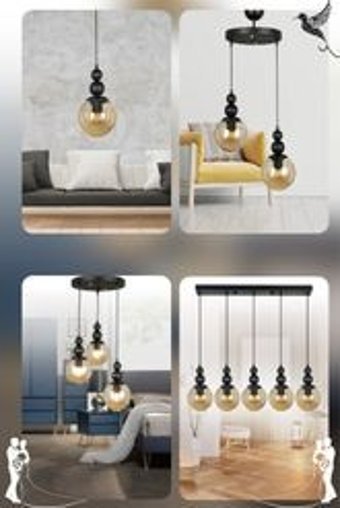Tuncay 2'li Bej Halat Modern Halat Salon-Oturma Odası Avize
