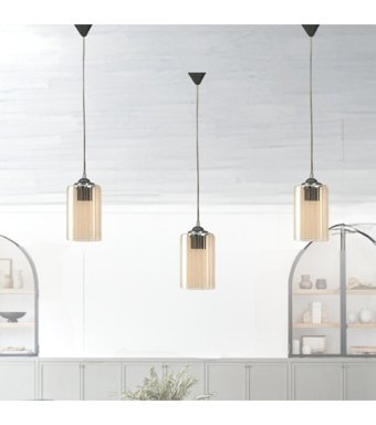 Perateknoloji 4'lü Gri Ledli Modern Alüminyum Salon-Oturma Odası Avize