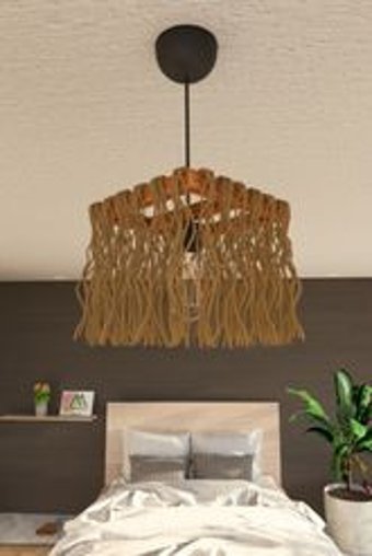 Gekahome Tekli Pembe Sarkıt Modern Plastik Bebek-Çocuk Odası Avize