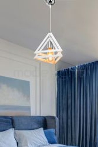 Mhk Collection Tekli Mavi Sarkıt Modern Plastik Salon-Oturma Odası Avize