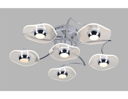 Vk Home Aydınlatma Berra 3'lü Beyaz Şapkalı Modern Kumaş Salon-Oturma Odası Avize