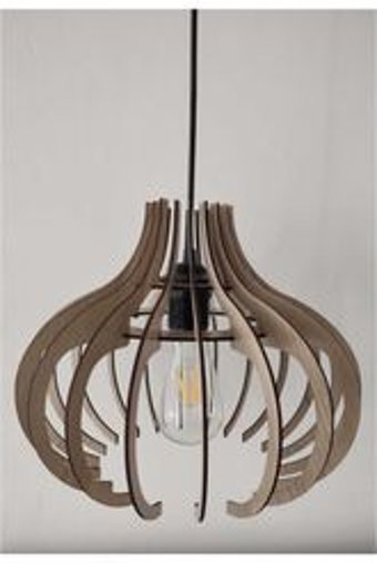 Vk Home Aydınlatma 4'lü Siyah Sarkıt Modern Kumaş Salon-Oturma Odası Avize