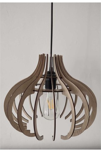 Vk Home Aydınlatma 4'lü Siyah Sarkıt Modern Kumaş Salon-Oturma Odası Avize