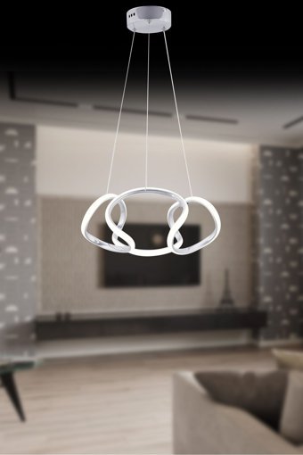 Taşcan Aydınlatma 2'li Sarı Küre Modern Metal Salon-Oturma Odası Avize