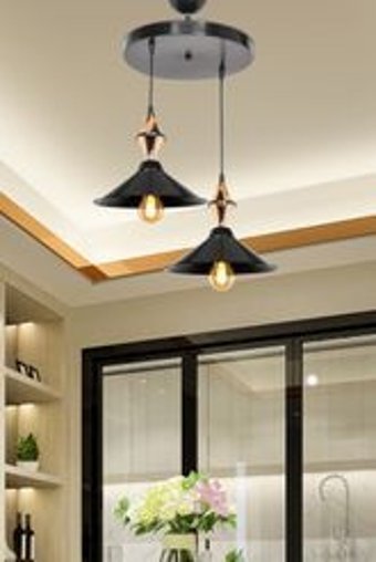 Ledsarayı 4'lü Bej Kristal Taşlı Modern Alüminyum Mutfak Avize