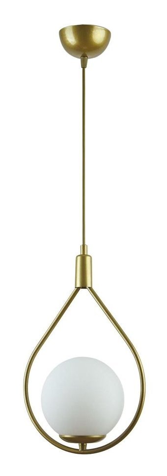Mekta Home Tekli Altın Sarkıt Klasik Kumaş Salon-Oturma Odası Avize