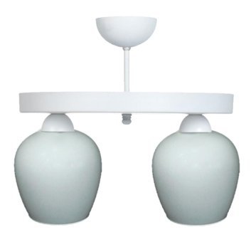 Fer Avize 2'li Altın Cam Modern Cam Salon-Oturma Odası Avize