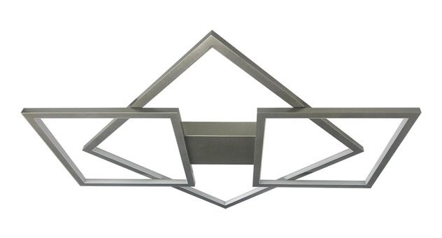Viesteknoloji Tekli Gri Kumaş Modern Kumaş Salon-Oturma Odası Avize