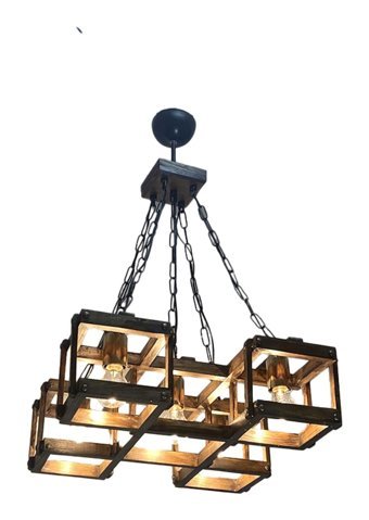 Luna Lighting 4156-2-19 Flush Tekli Siyah Ledli Modern Metal Salon-Oturma Odası Avize