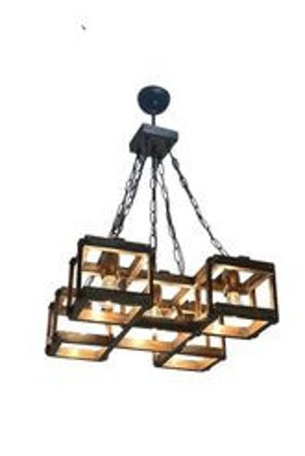 Luna Lighting 4156-2-19 Flush Tekli Siyah Ledli Modern Metal Salon-Oturma Odası Avize