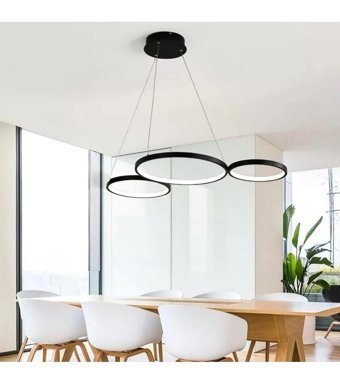 Özcan Aydınlatma 2833-3A-28 Potiri 3'lü Çok Renkli Küre Modern Cam Salon-Oturma Odası Avize