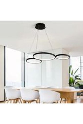 Özcan Aydınlatma 2833-3A-28 Potiri 3'lü Çok Renkli Küre Modern Cam Salon-Oturma Odası Avize