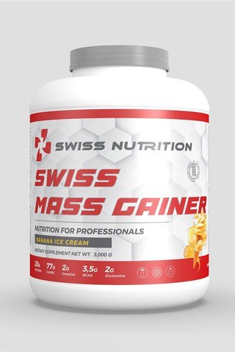 Swiss Nutrition Muzlu Dondurma Aromalı 30 Servis Kilo Aldırıcı Karbonhidrat 3000 gr Toz