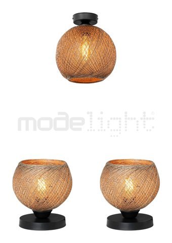 Mınımal Etıcaret Ve Bılgı Teknolojılerı Tekli Siyah Şapkalı Modern Kumaş Salon-Oturma Odası Avize