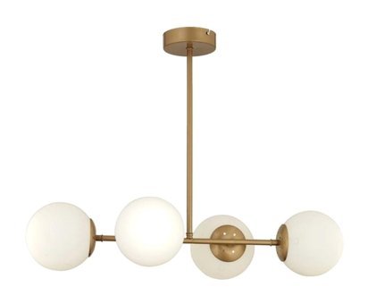 Buiva Tekli Gri Taşlı Modern Beton Salon-Oturma Odası Avize