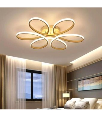 Ravello 3'lü Bej Modern Alüminyum Salon-Oturma Odası Avize