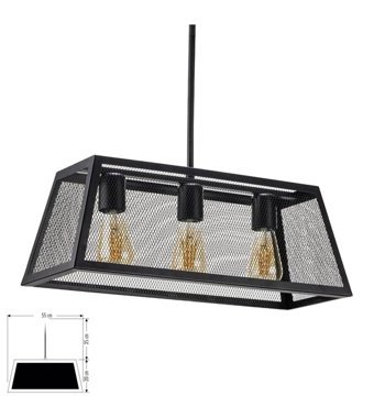 C&A Tekli Ekru Makrome Modern Krom Salon-Oturma Odası Avize