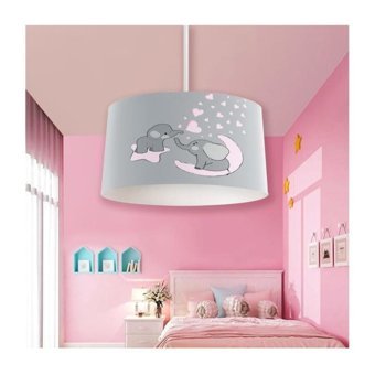 Bby Home & Desıgn Sh227 Tekli Bej Kumaş Modern Kumaş Salon-Oturma Odası Avize