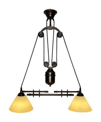 Cantvs Tekli Mor Kare Modern Ahşap Salon-Oturma Odası Avize