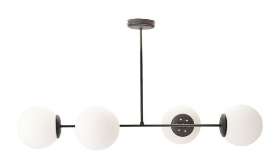 Esslight 3'lü Gri Cam Modern Cam Salon-Oturma Odası Avize