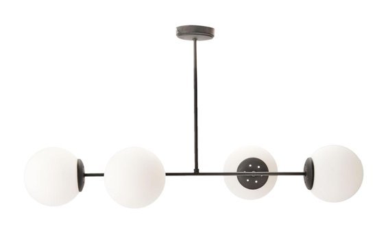 Esslight 3'lü Gri Cam Modern Cam Salon-Oturma Odası Avize