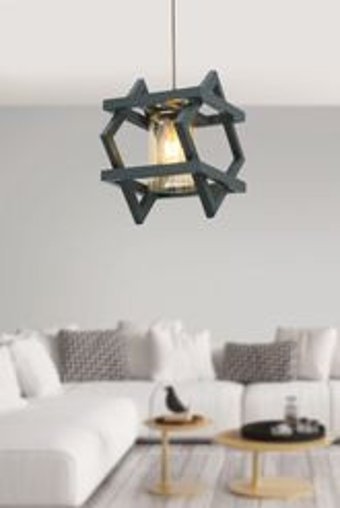 Begüsa Sitrus 2'li Beyaz Sarkıt Modern Metal Salon-Oturma Odası Avize