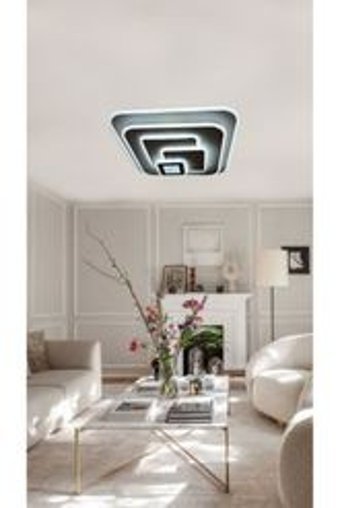 Luna Lighting 4461-25-01 Tekli Beyaz Hasır Rustik Bambu Salon-Oturma Odası Avize
