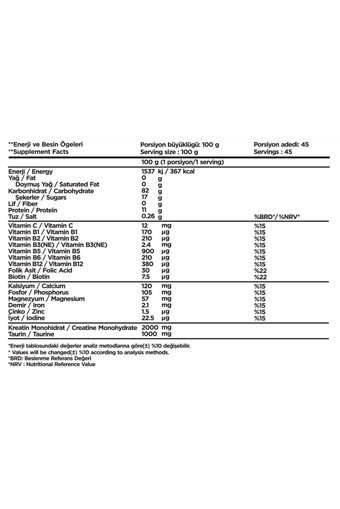 Bpn Best Plus Nutrition Limon Makaron Aromalı 45 Servis Kilo Aldırıcı Gainer 4500 gr Toz + Bcaa + Glutamin + Kreaitin